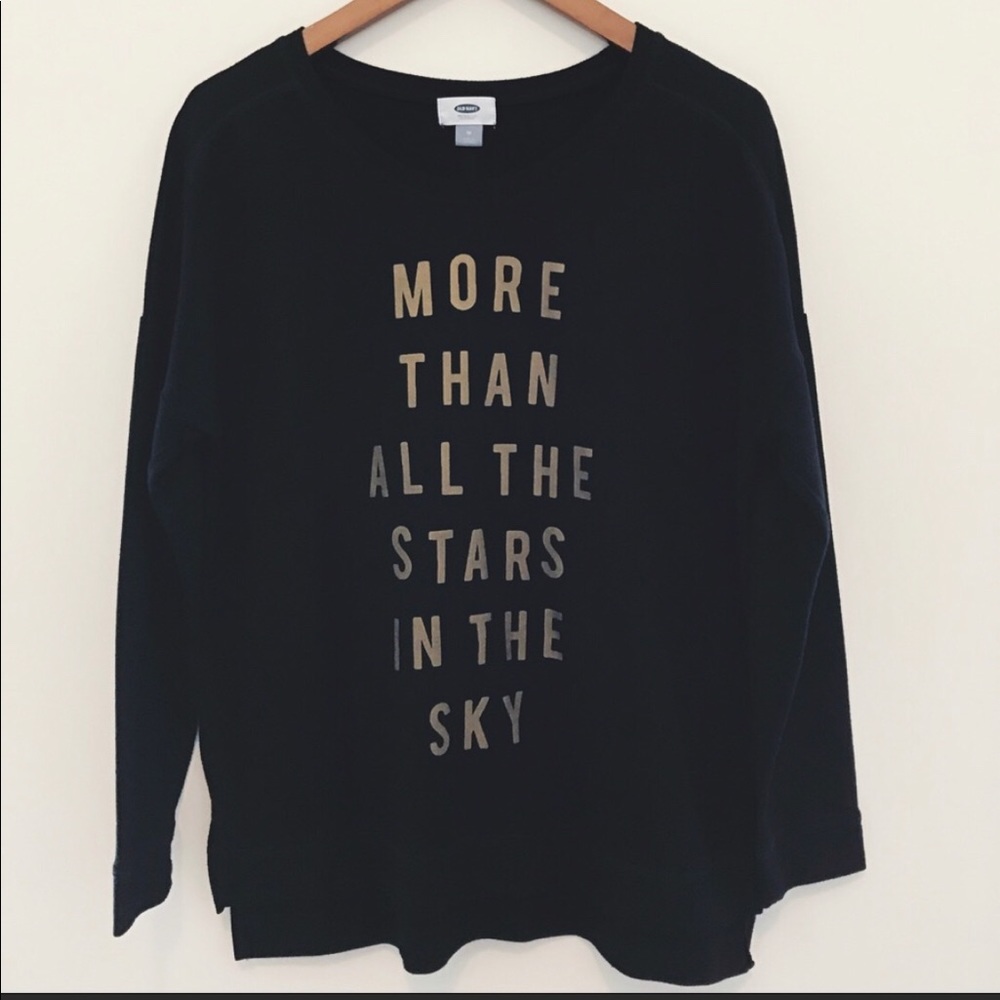 Old Navy Graphic Fleece Sweatshirt.